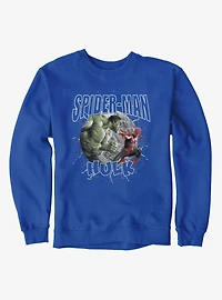 Marvel Spider-Man Brand New Day Hulk Fight Sweatshirt