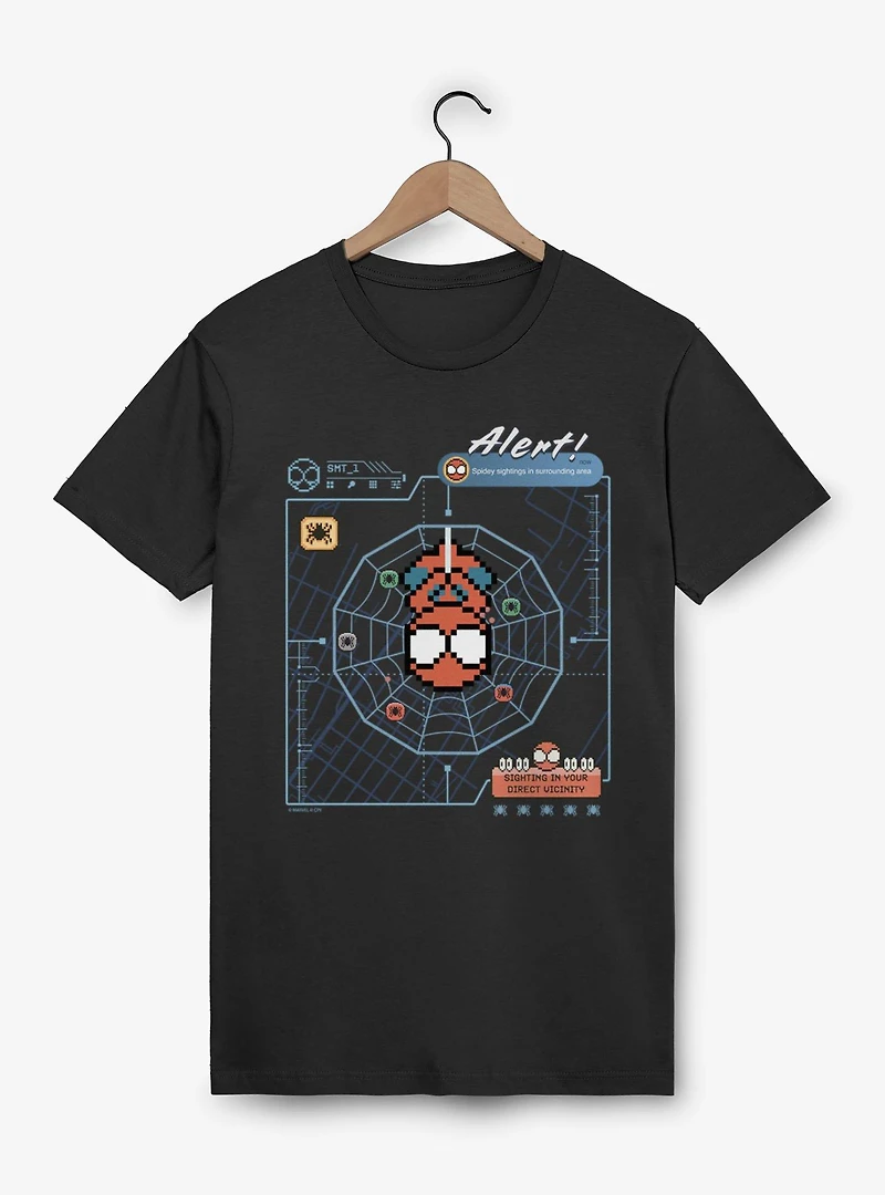 Marvel Spider-Man Brand New Day Alert Spidey Tracker T-Shirt