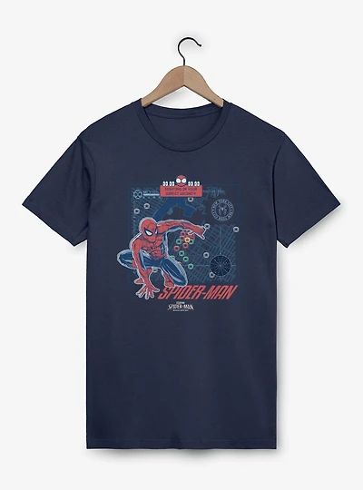 Marvel Spider-Man Brand New Day Spidey Tracker Tracked Your Area T-Shirt