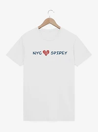Marvel Spider-Man Brand New Day NYC Loves Spidey Heart T-Shirt