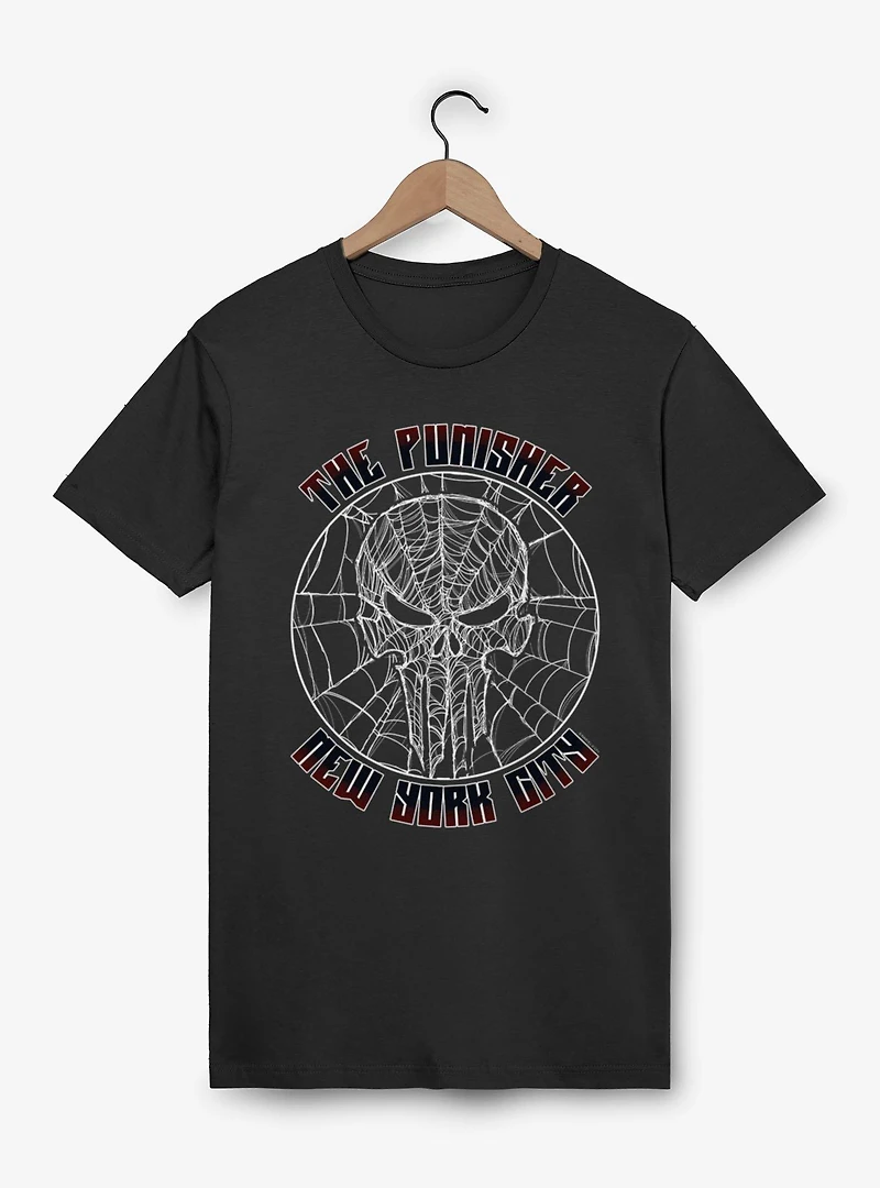 Marvel Spider-Man Brand New Day Punisher Web Icon York City T-Shirt