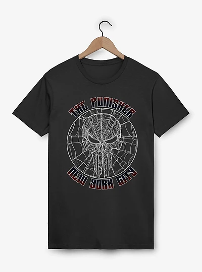 Marvel Spider-Man Brand New Day Punisher Web Icon York City T-Shirt