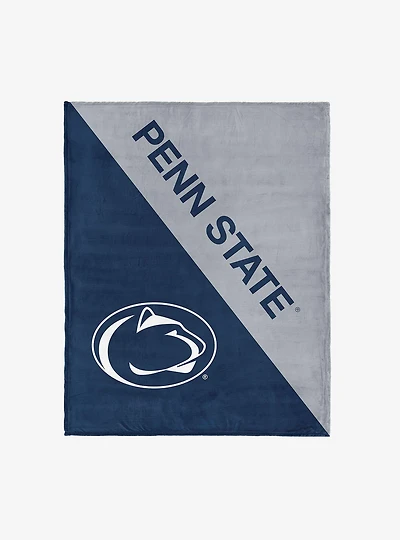 NCAA Penn State Nittany Lions Halftone Silk Touch Throw Blanket