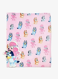 Bluey and Coco Bestie Cloud Pillow & Silk Touch Throw Blanket Set