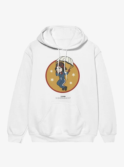 Marvel VisionQuest Parachute Landing Circle Icon Hoodie