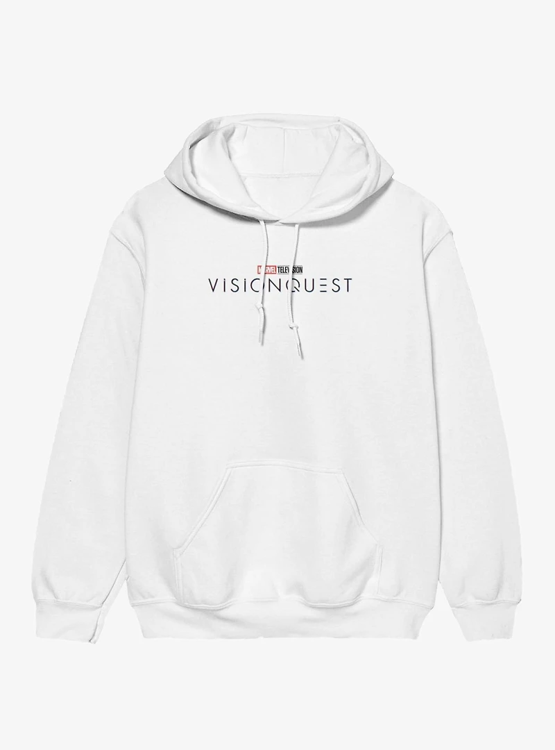 Marvel VisionQuest Show Logo Black Text Hoodie