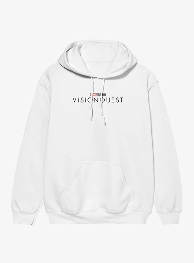 Marvel VisionQuest Show Logo Black Text Hoodie