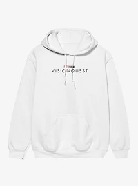 Marvel VisionQuest Show Logo Black Text Hoodie