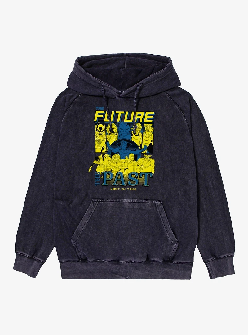 Marvel X-men 97 Future Past Lost Time Mineral Wash Hoodie