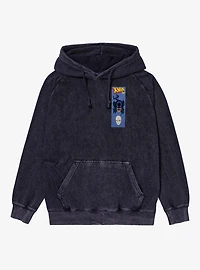 Marvel X-men 97 Wolverine And Morph Blue Label Mineral Wash Hoodie