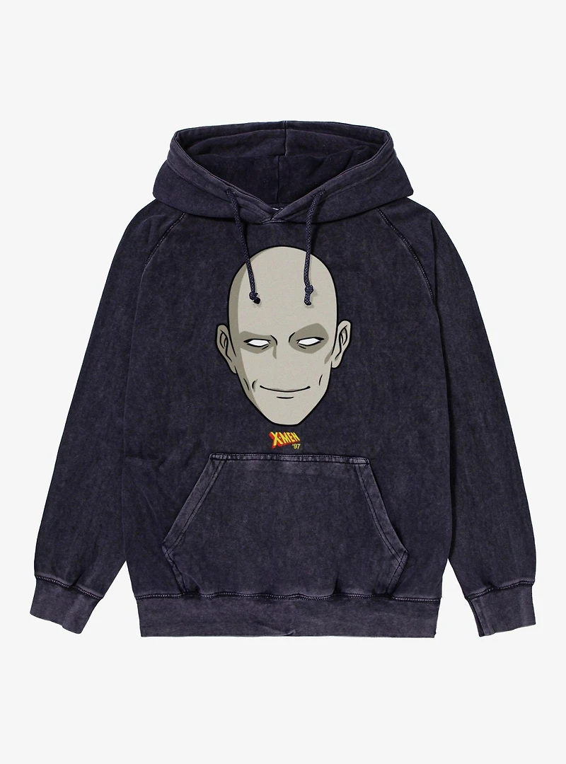 Marvel X-men 97 Big Face Morph Mineral Wash Hoodie