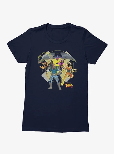 Marvel X-men 97 Burst Icon With Cable Jubilee And More Womens T-Shirt