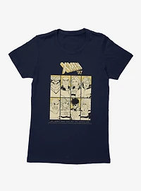 Marvel X-men 97 Team Outline Group Shot Womens T-Shirt