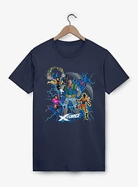 Marvel X-men 97 X-Force Electric Burst Team Group T-Shirt
