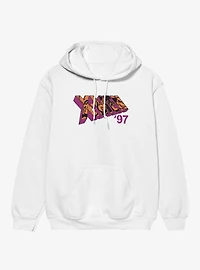 Marvel X-men 97 Logo Character Faces Purple Hoodie