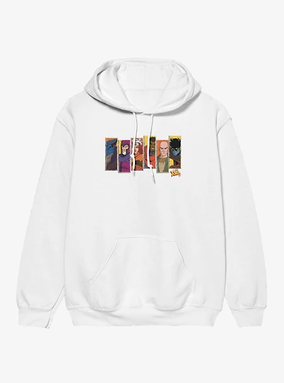 Marvel X-men 97 Character Panel 6 Strips Hoodie