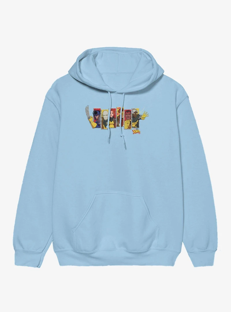 Marvel X-men 97 Character Panel Arms Extended Hoodie