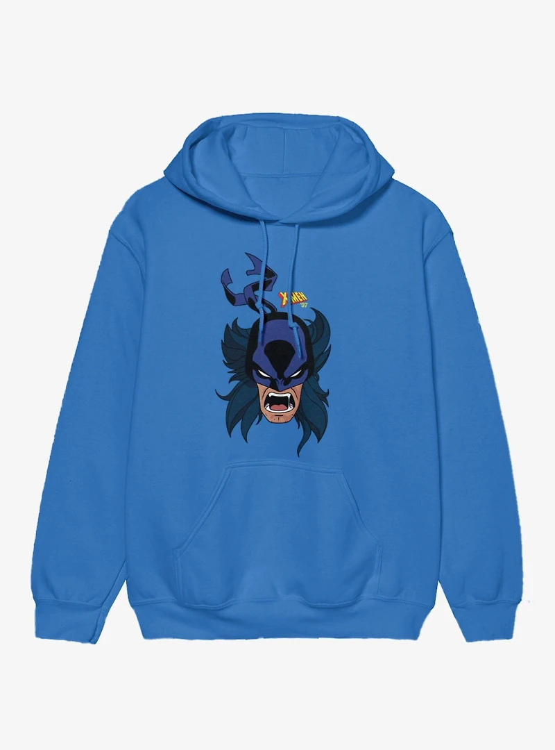Marvel X-men 97 Big Face Feral Wolverine Hoodie