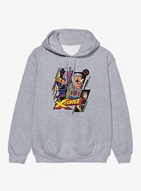 Marvel X-men 97 X-Force Team Diagonal Panels Hoodie
