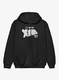 Marvel X-men 97 Logo Monochrome White Hoodie