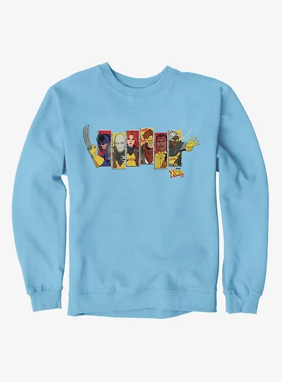 Marvel X-men 97 Character Panel Arms Extended Sweatshirt