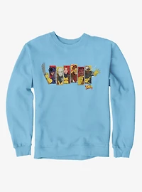 Marvel X-men 97 Character Panel Arms Extended Sweatshirt
