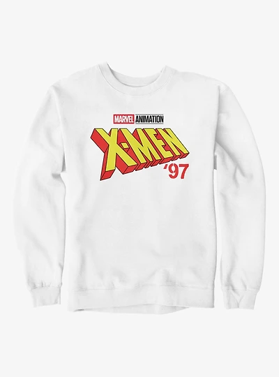 Marvel X-men 97 Logo Full Color Red Sweatshirt