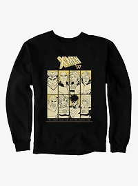 Marvel X-men 97 Team Outline Group Shot Sweatshirt