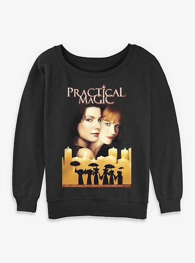 Practical Magic Poster Womens Slouchy Sweatshirt