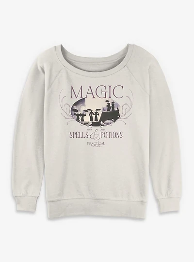 Practical Magic More Than Spells And Potions Womens Slouchy Sweatshirt