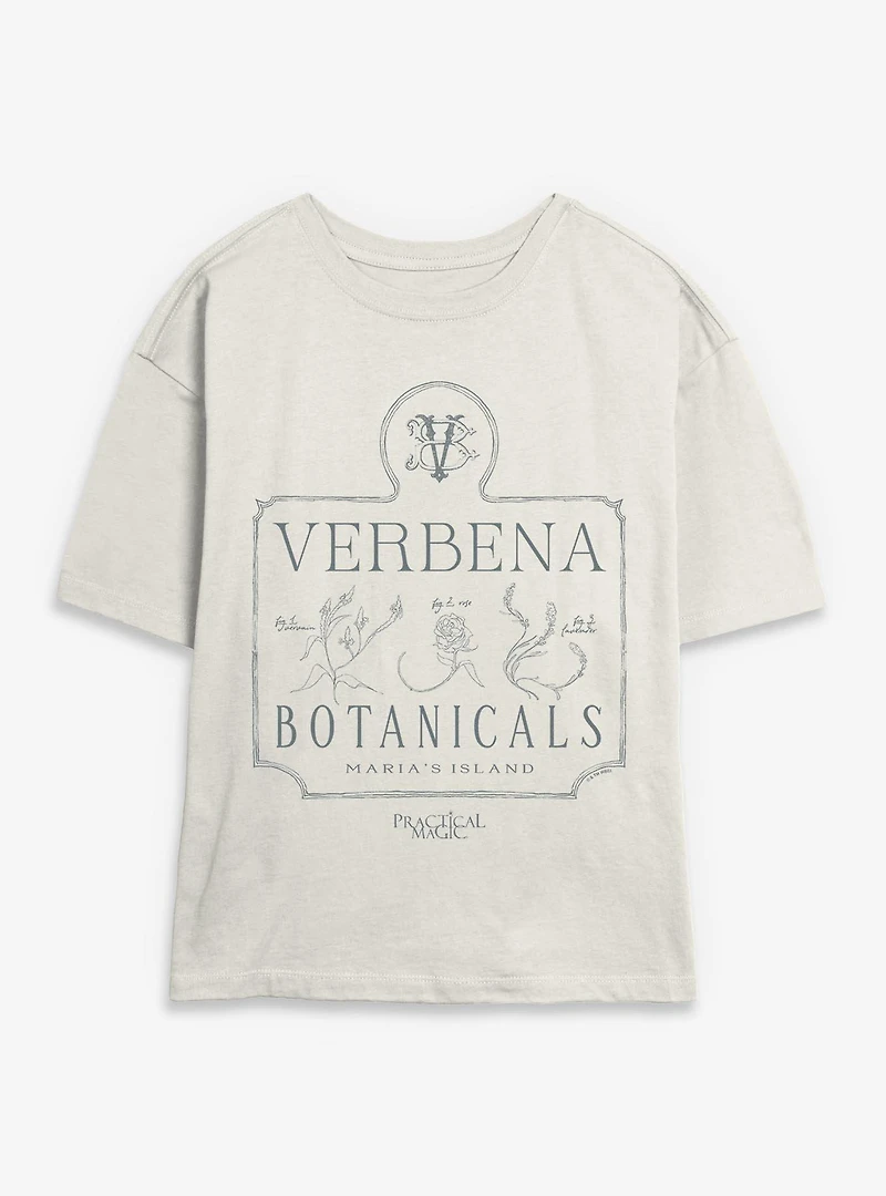 Practical Magic Verbena Botanicals Womens Skimmer T-Shirt