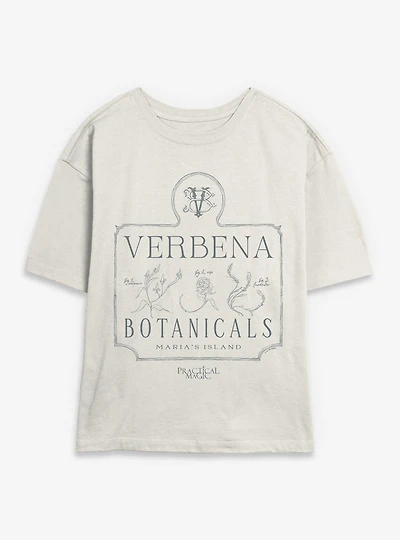 Practical Magic Verbena Botanicals Womens Skimmer T-Shirt