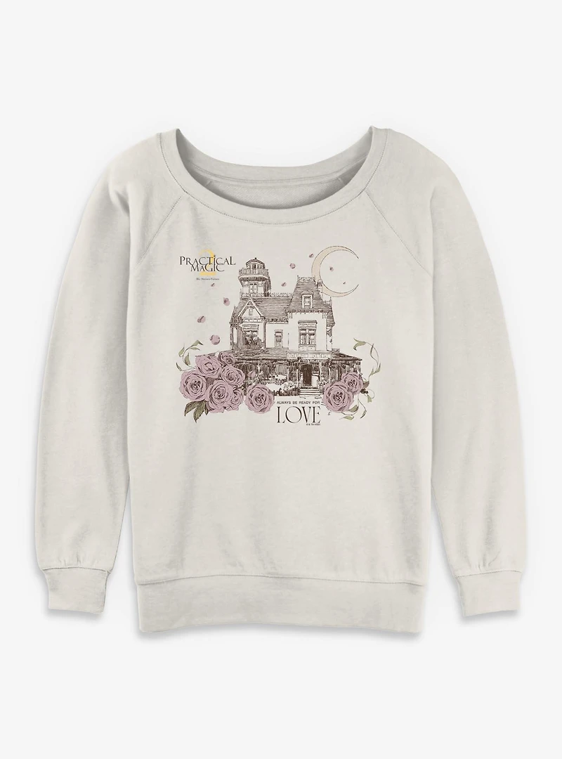 Practical Magic 2 House Womens Slouchy Sweatshirt
