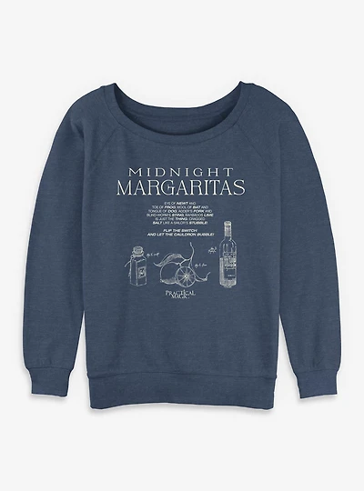 Practical Magic Midnight Margaritas Womens Slouchy Sweatshirt