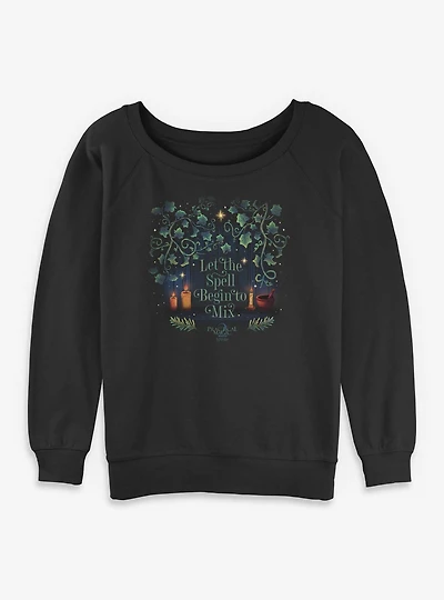Practical Magic 2 Let The Spell Begin To Mix Womens Slouchy Sweatshirt