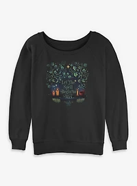 Practical Magic 2 Let The Spell Begin To Mix Womens Slouchy Sweatshirt