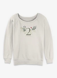 Practical Magic 2 Logo Plants Womens Slouchy Sweatshirt