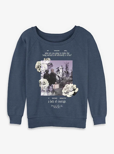 Practical Magic My Darling Girl Womens Slouchy Sweatshirt