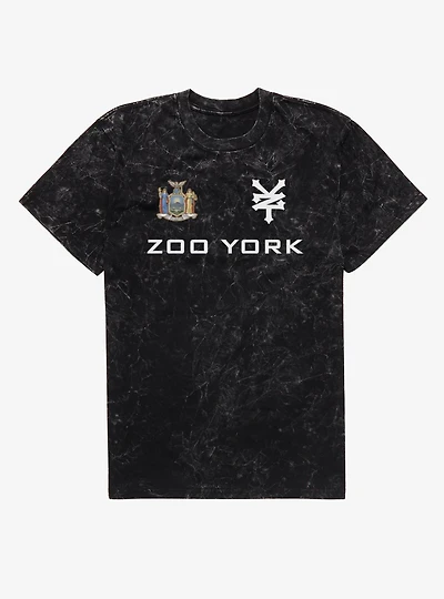 Zoo York Chest Badges Mineral Wash T-Shirt