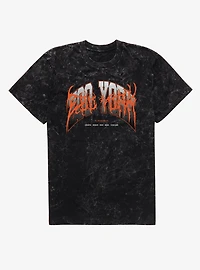 Zoo York Orange Metal Mineral Wash T-Shirt