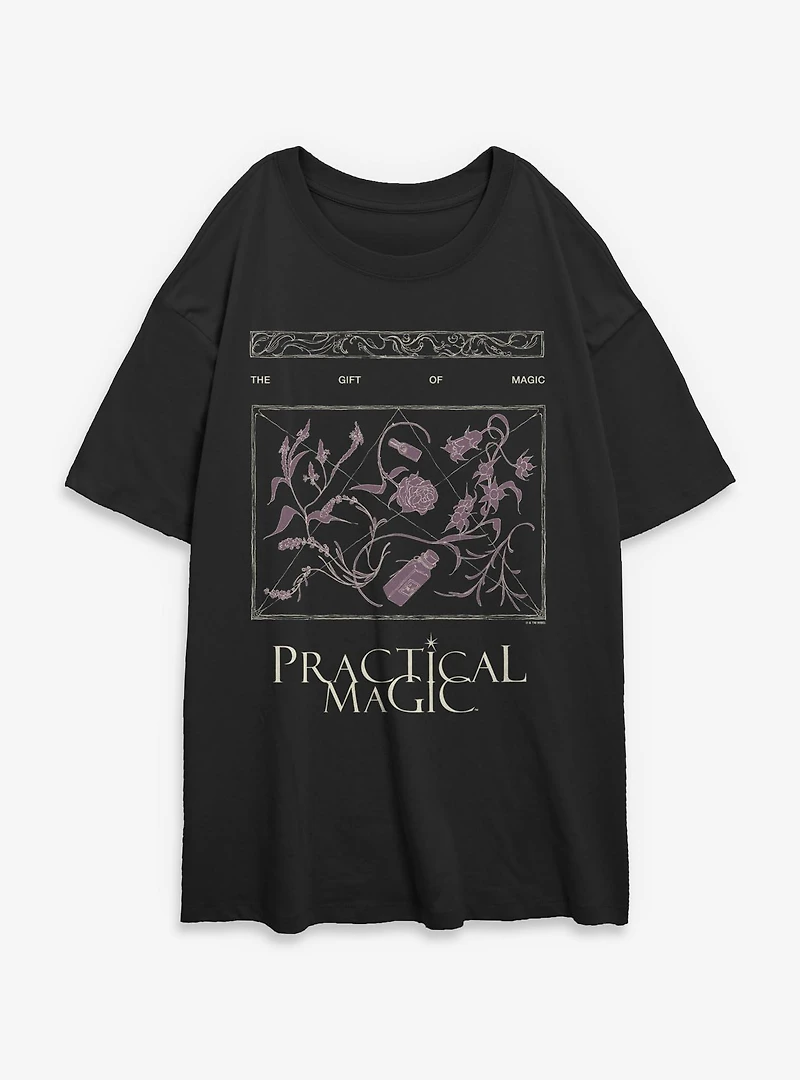 Practical Magic The Gift Of Womens Oversized T-Shirt