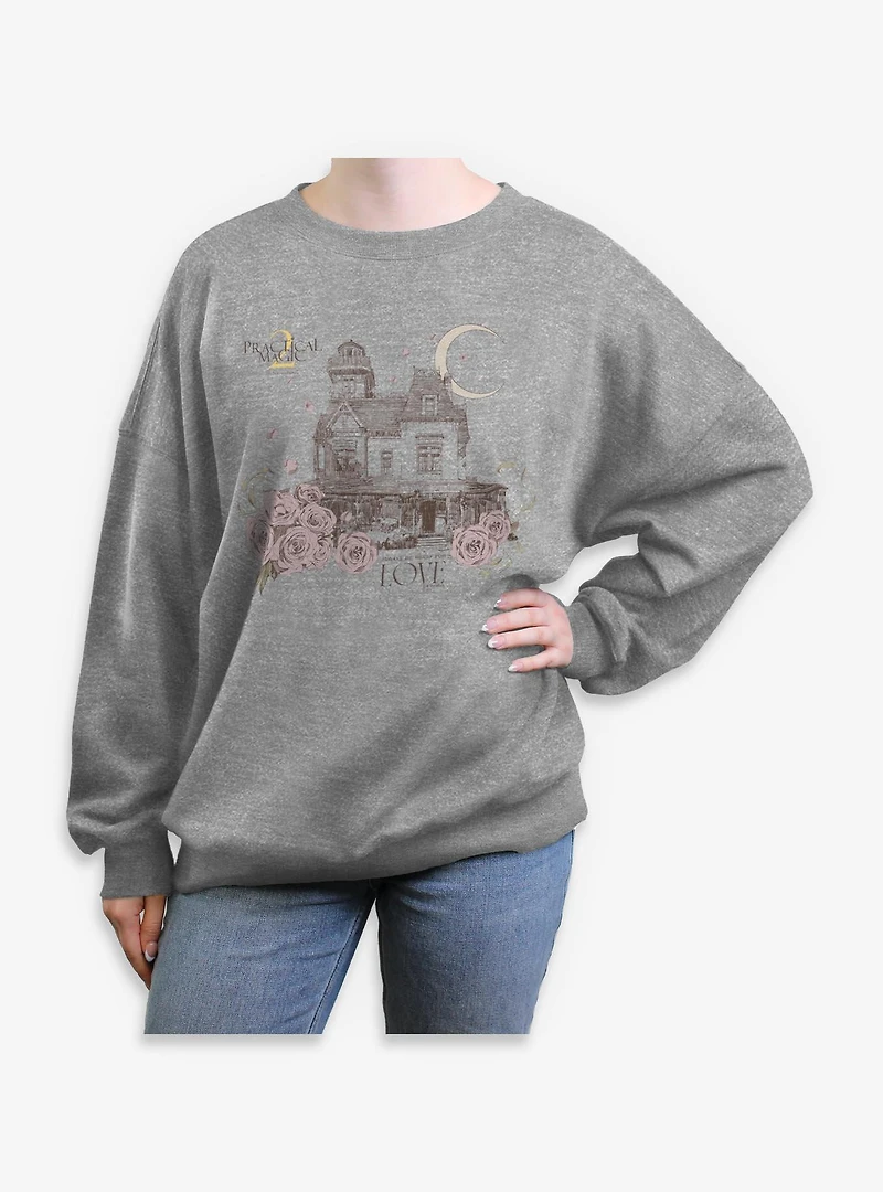Practical Magic 2 House Womens Oversized Sweatshirt