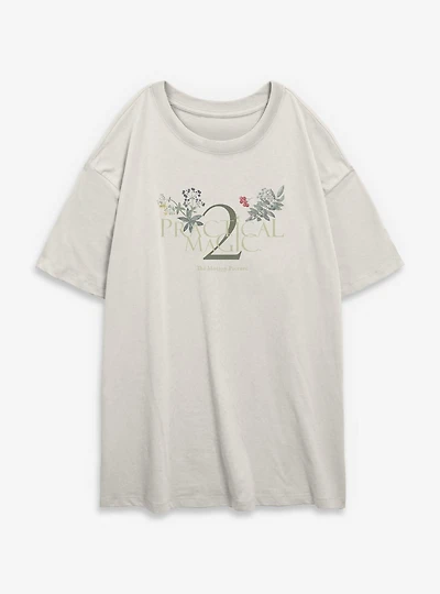 Practical Magic 2 Logo Plants Womens Oversized T-Shirt