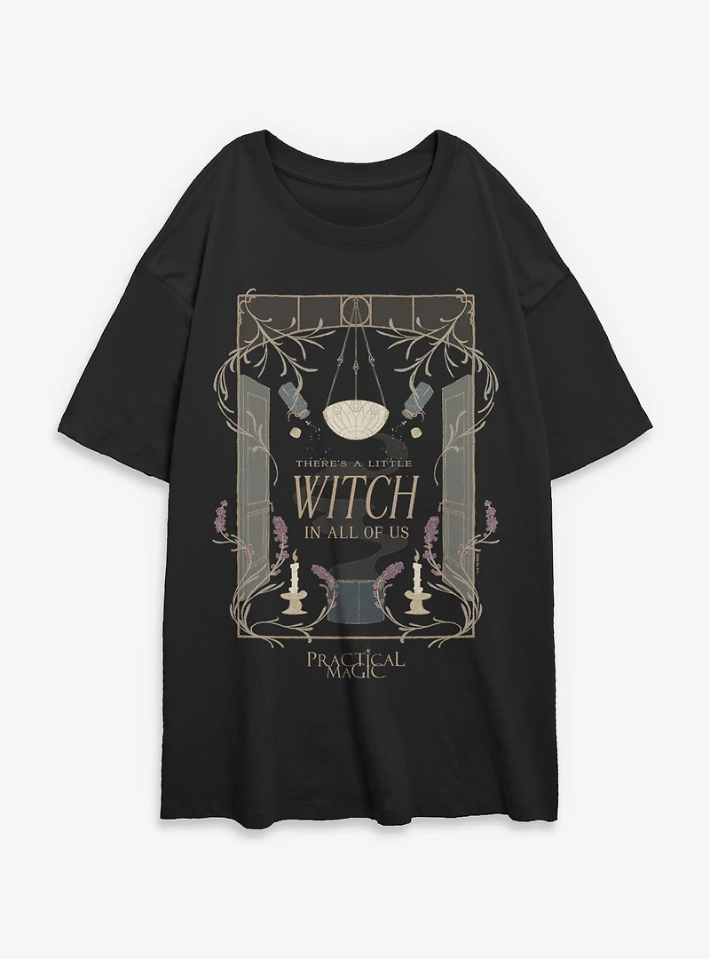 Practical Magic Witch All Of Us Womens Oversized T-Shirt