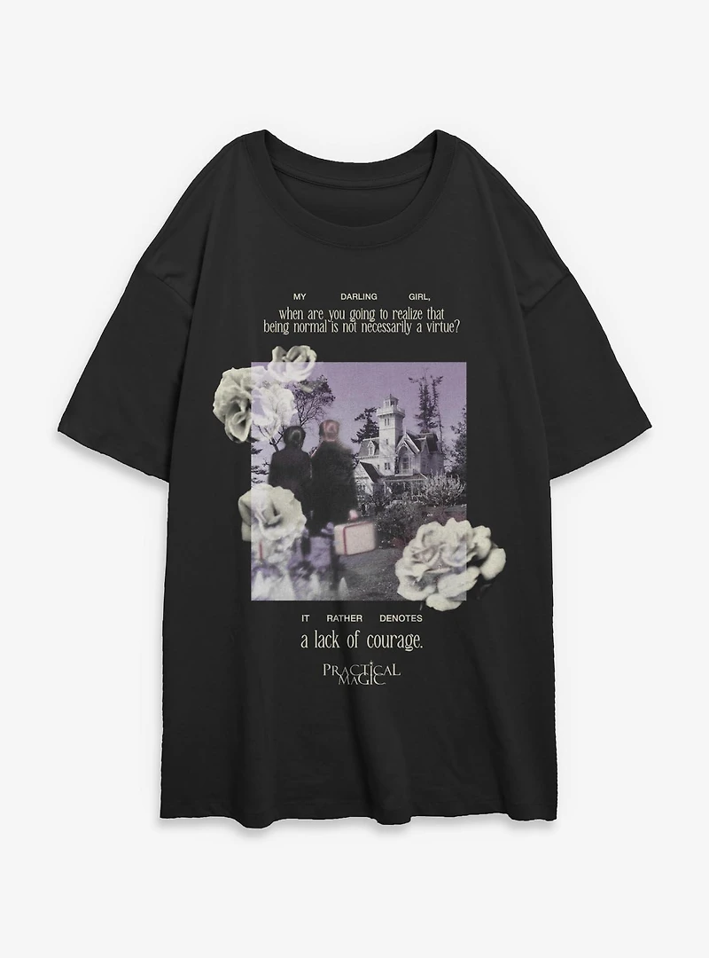 Practical Magic My Darling Girl Womens Oversized T-Shirt