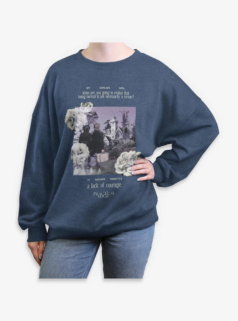 Practical Magic My Darling Girl Womens Oversized Sweatshirt