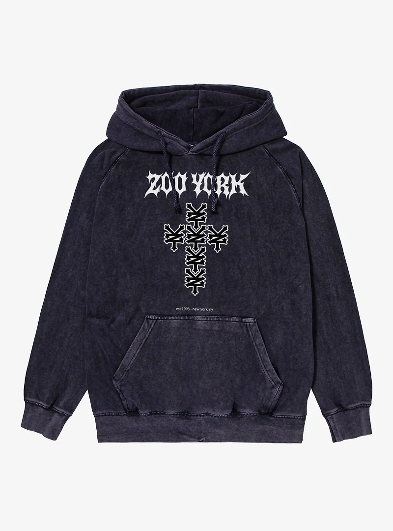 Zoo York ZY Icon Cross Mineral Wash Hoodie