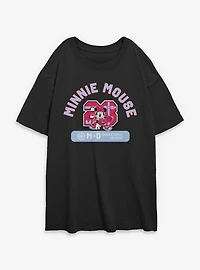 Disney Minnie Mouse Basketball League 28 Womens Oversized T-Shirt