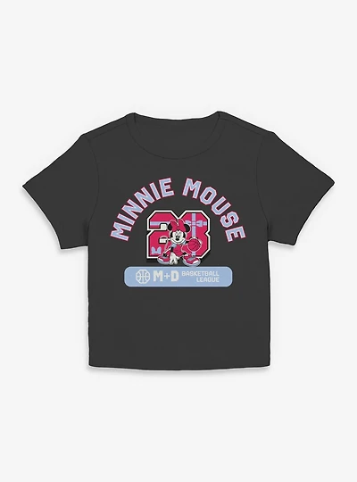 Disney Minnie Mouse Basketball League 28 Women Baby T-Shirt