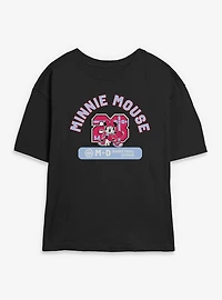 Disney Minnie Mouse Basketball League 28 Womens Skimmer T-Shirt